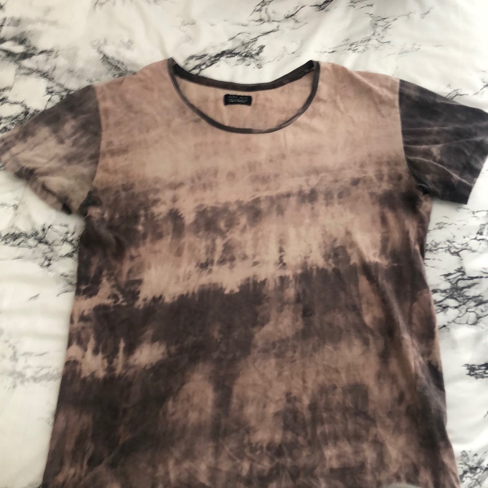 Brown faded style Zara t-shirt